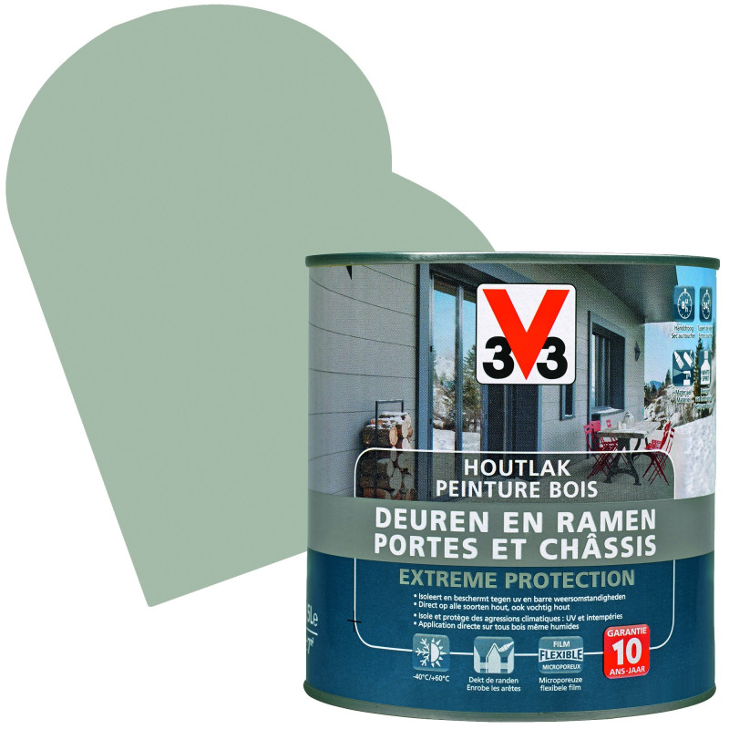 Lasure Bois Portes & Châssis Extreme Protection Satiné