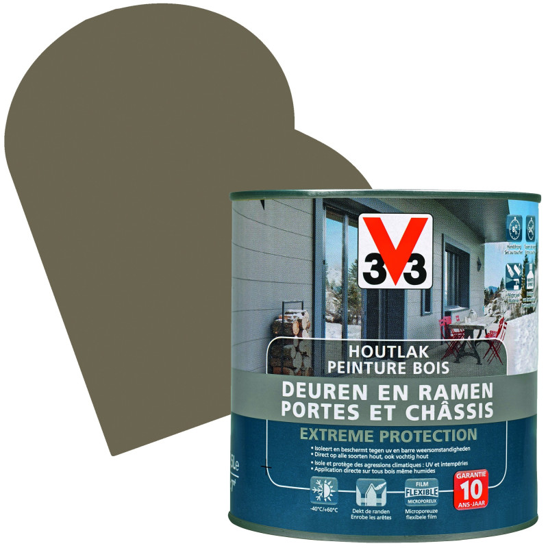 Lasure Bois Portes & Châssis Extreme Protection Satiné