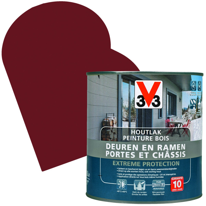 Lasure Bois Portes & Châssis Extreme Protection Satiné