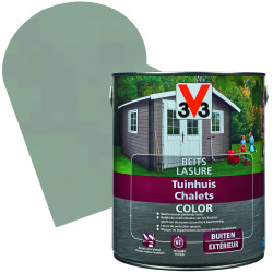Lasure Chalets Moonstone Satinée 2,5L V33 – Protection Bois | V33

