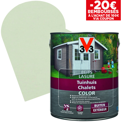 Lasure Chalets Color salar grey 2,5 L V33