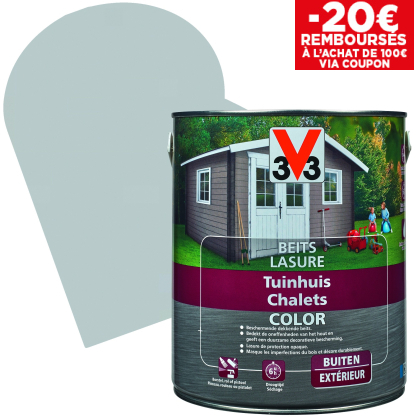 Lasure Chalets Color pure everest satinée 2,5 L V33