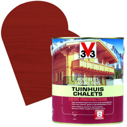 Lasure Chalets V33 Acajou Satinée – Haute Protection | V33


