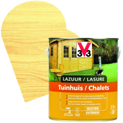 Lasure Chalets incolore satinée V33 – Protection bois | V33