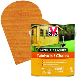 Lasure Chalets Meranti Satinée V33 – Protection Bois | V33