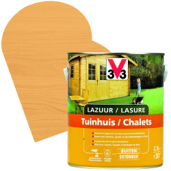 Lasure Chalets V33 Pin Scandinave Satinée – Protection Bois | V33