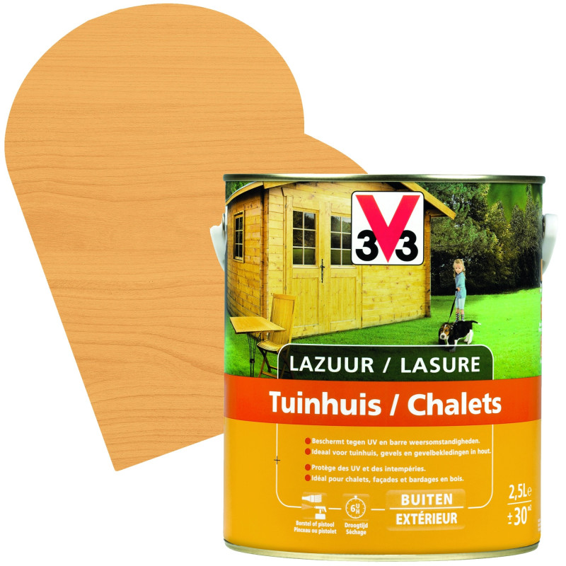 Lasure Chalets pin scandinave satinée 2,5 L V33