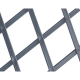 Treillis extensible Trelliflex en PVC gris ardoise 1 x 2 m NORTENE