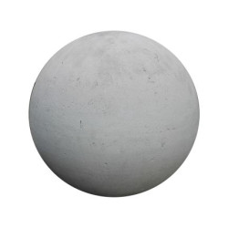 Boule ciment gris Ø 28 cm – Déco jardin élégante | POTTERIE