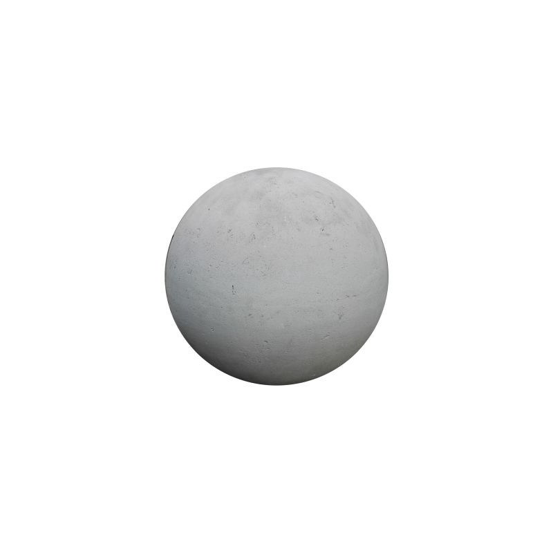 Boule en ciment gris Ø 28 cm