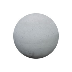 Boule en ciment gris Ø 21 cm – Déco Jardin Élégante | POTTERIE