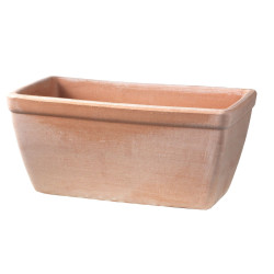 Jardinière Antique Terre Cuite – Élégance Rustique

