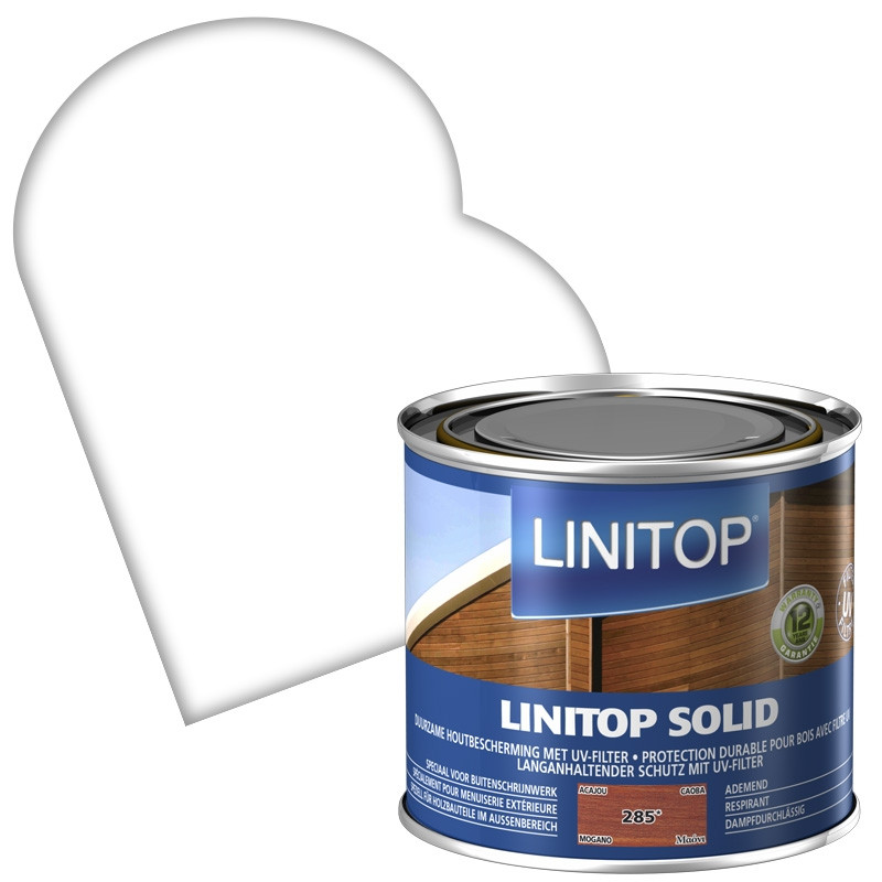 Lasure Solid acajou 0,5 L LINITOP