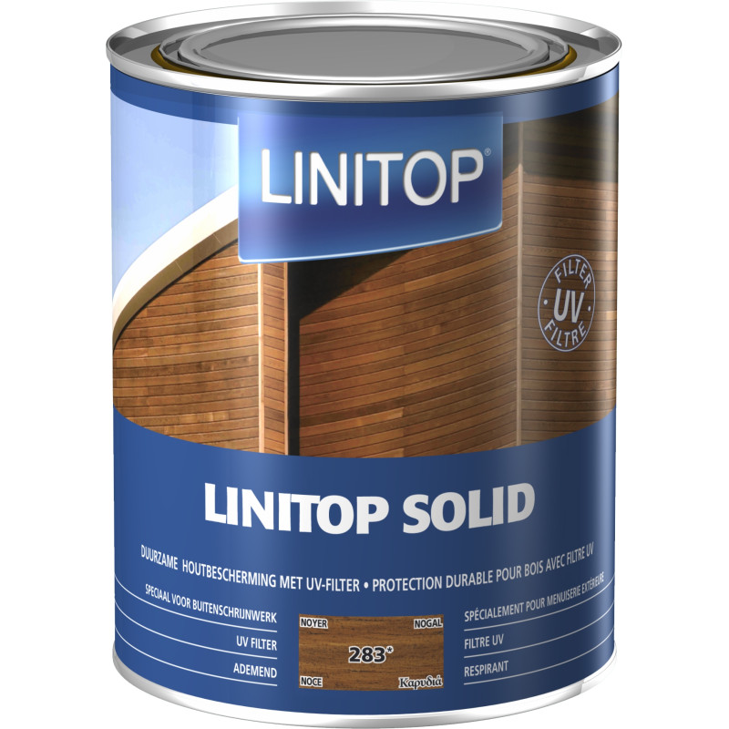 Lasure Solid noyer 1 L LINITOP