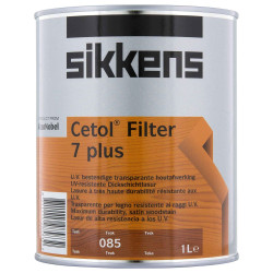 Lasure Filter 7 Plus Teck 1L – Protection du bois | SIKKENS