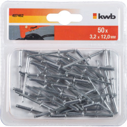 Rivet 3,2 x 12 mm 50 pièces
