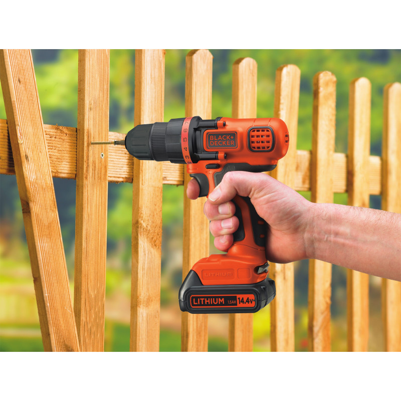 Perceuse visseuse BLACK+DECKER 14,4V – Puissante | BLACK+DECKER

