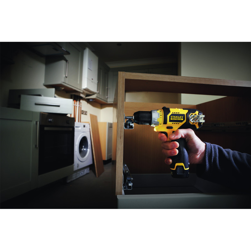 Perceuse Visseuse 10,8V – Puissante et Compacte | STANLEY Perceuse Visseuse 10,8V – Puissante et Compacte | STANLEY