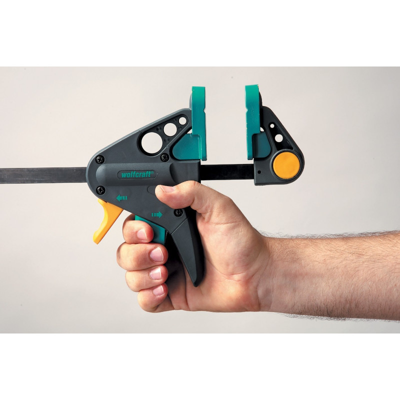 Serre-joint à main EHZ 65-150mm WOLFCRAFT – Serrage Facile | WOLFCRAFT