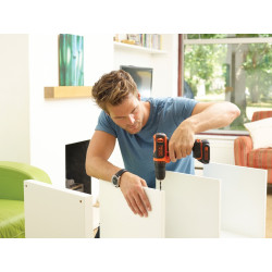 Perceuse-visseuse 10.8V - BDCDD12-QW - BLACK+DECKER