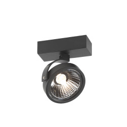 Spot LED Gattico noir G53 12 W MEO