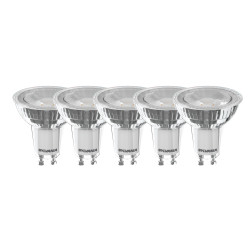 Ampoule spot LED GU10 blanc froid 475 lm 5 W 5 pièces SYLVANIA