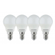 Ampoule boule LED E14 blanc chaud 470 lm 4,5 W 4 pièces SYLVANIA