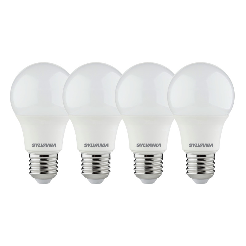 Ampoule boule LED E27 blanc froid 806 lm 8 W 4 pièces SYLVANIA