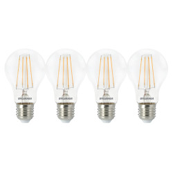 Ampoule à filament LED E27 blanc chaud 806 lm 7 W 4 pièces SYLVANIA