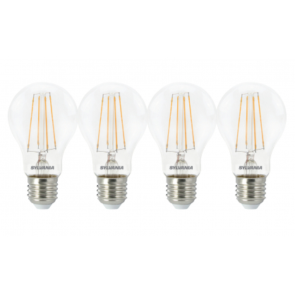 Ampoule à filament LED E27 blanc chaud 806 lm 7 W 4 pièces SYLVANIA