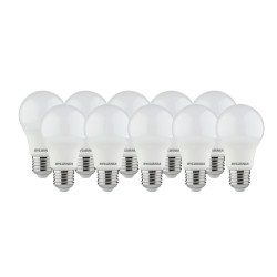 Ampoule boule E27 blanc froid 806 lm 8 W 10 pièces SYLVANIA