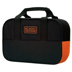 Kit perceuse sans fil + visseuse à impact 18V - BDCDDIM18B-QW - BLACK+DECKER