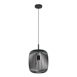 Suspension Romazzina noire Ø 32,5 cm E27 40 W EGLO