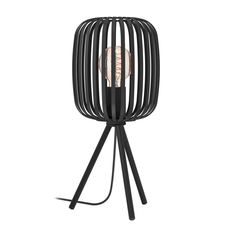 Lampe à poser Romazzina noire E27 40 W EGLO