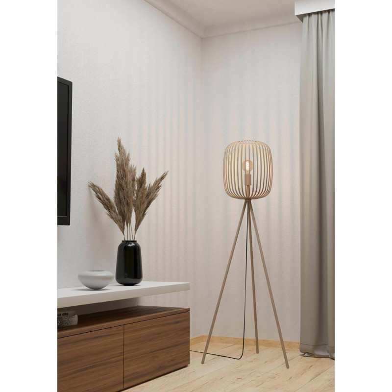 Lampadaire Romazzina sable E27 40 W EGLO Lampadaire Romazzina sable E27 40 W EGLO