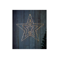 Étoile LED 3D Ø 58cm – Illuminez vos fêtes Noël
