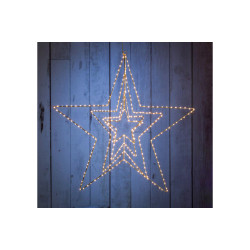 Étoile LED 3D 78cm – Illuminez vos fêtes de Noël