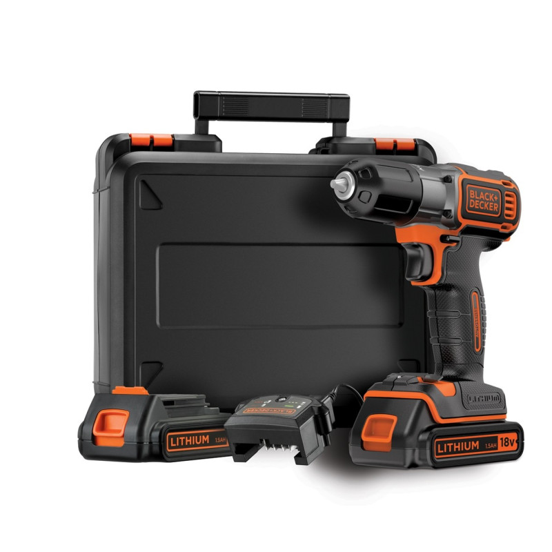 Perceuse sans-fil 18V - ASD184KB-QW - BLACK+DECKER