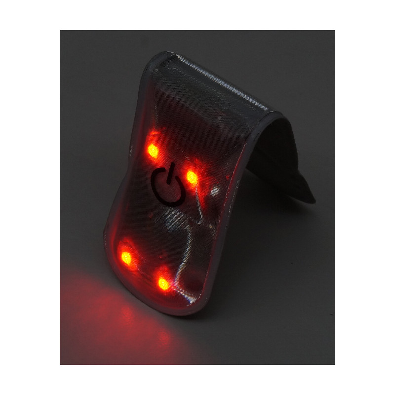 Eclairage magnétique 4 LED argenté