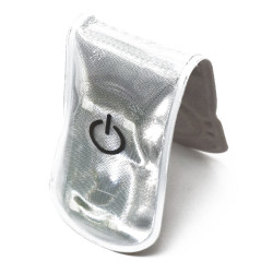 Eclairage magnétique 4 LED argenté