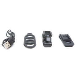 Eclairage arrière Power 120 Auto pour vélo USB 120 lm