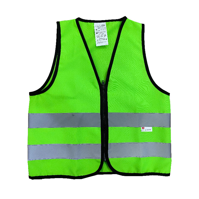 Gilet de sécurité vert pour enfant 4 - 7 ans