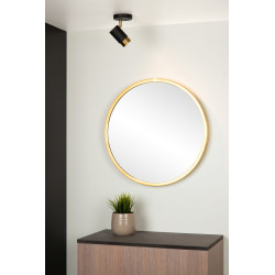 Spot Floris noir et or GU10 40 W LUCIDE Spot Floris noir et or GU10 40 W LUCIDE