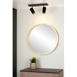 Spot Floris noir et or GU10 2 x 40 W LUCIDE Spot Floris noir et or GU10 2 x 40 W LUCIDE