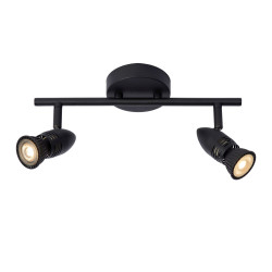 Spot Caro noir GU10 2 x 5 W LUCIDE