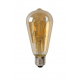Ampoule à filament ambrée LED E27 blanc chaud 600 lm Ø 6,4 cm 5 W LUCIDE