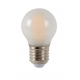 Ampoule à filament mate LED E27 blanc chaud 400 lm Ø 4,5 cm 4 W LUCIDE