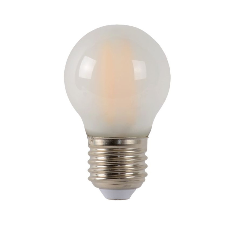 Ampoule à filament mate LED E27 blanc chaud 400 lm Ø 4,5 cm 4 W LUCIDE Ampoule à filament mate LED E27 blanc chaud 400 lm Ø 4,5 cm 4 W LUCIDE