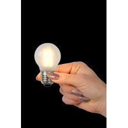 Ampoule à filament mate LED E27 blanc chaud 400 lm Ø 4,5 cm 4 W LUCIDE Ampoule à filament mate LED E27 blanc chaud 400 lm Ø 4,5 cm 4 W LUCIDE