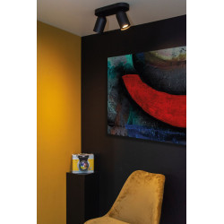 Spot Punch noir GU10 2 x 35 W LUCIDE Spot Punch noir GU10 2 x 35 W LUCIDE